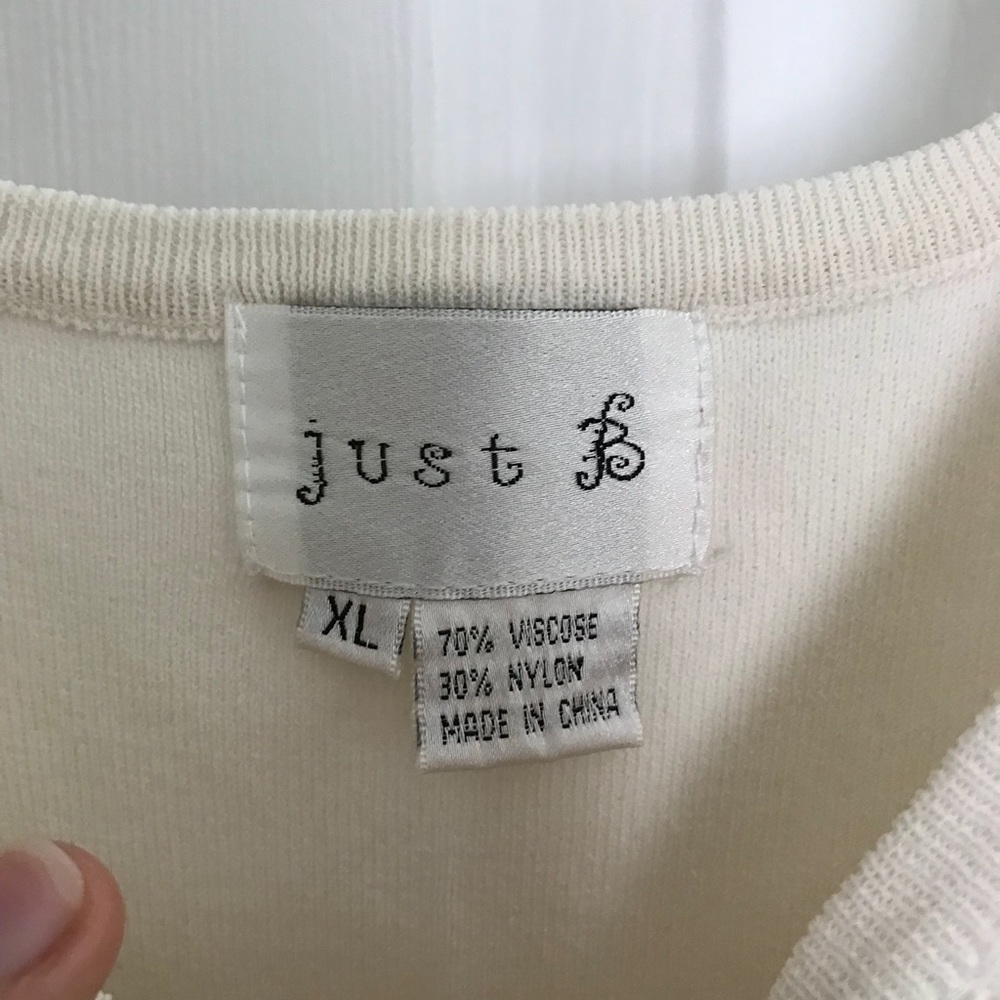 White designed Tank Top